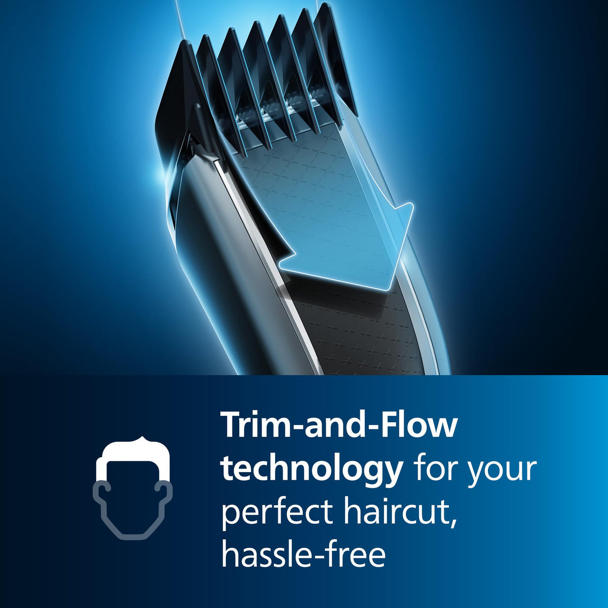 Norelco DualCut technology delivers sharp, consistent trims every pass