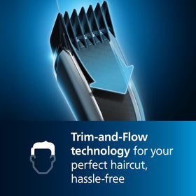 Norelco DualCut technology delivers sharp, consistent trims every pass