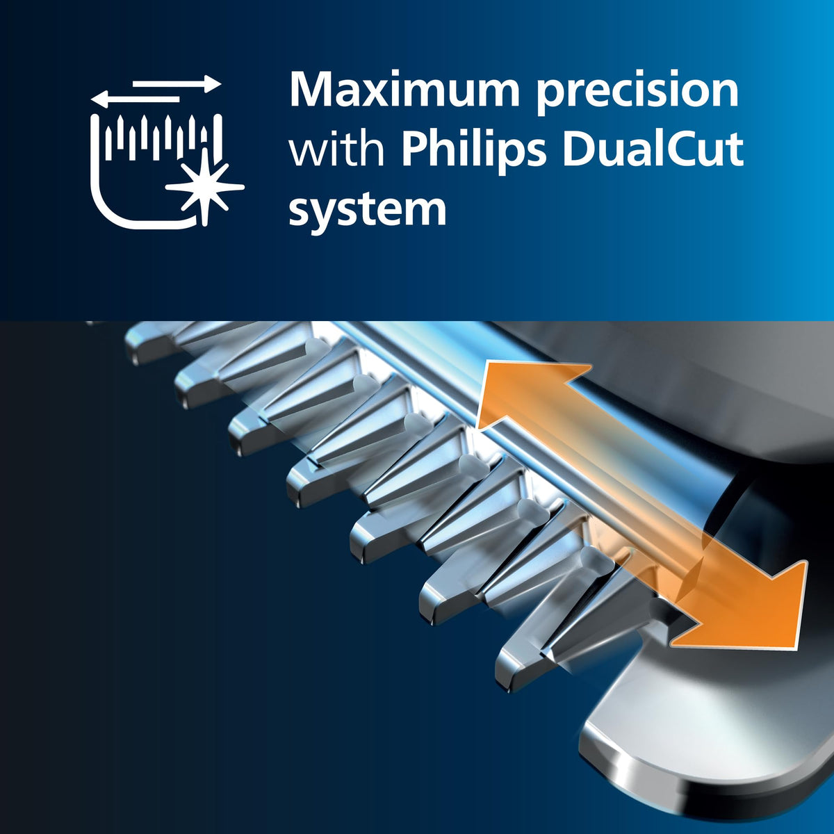 Norelco Durapower protects motor and battery for longer clipping life