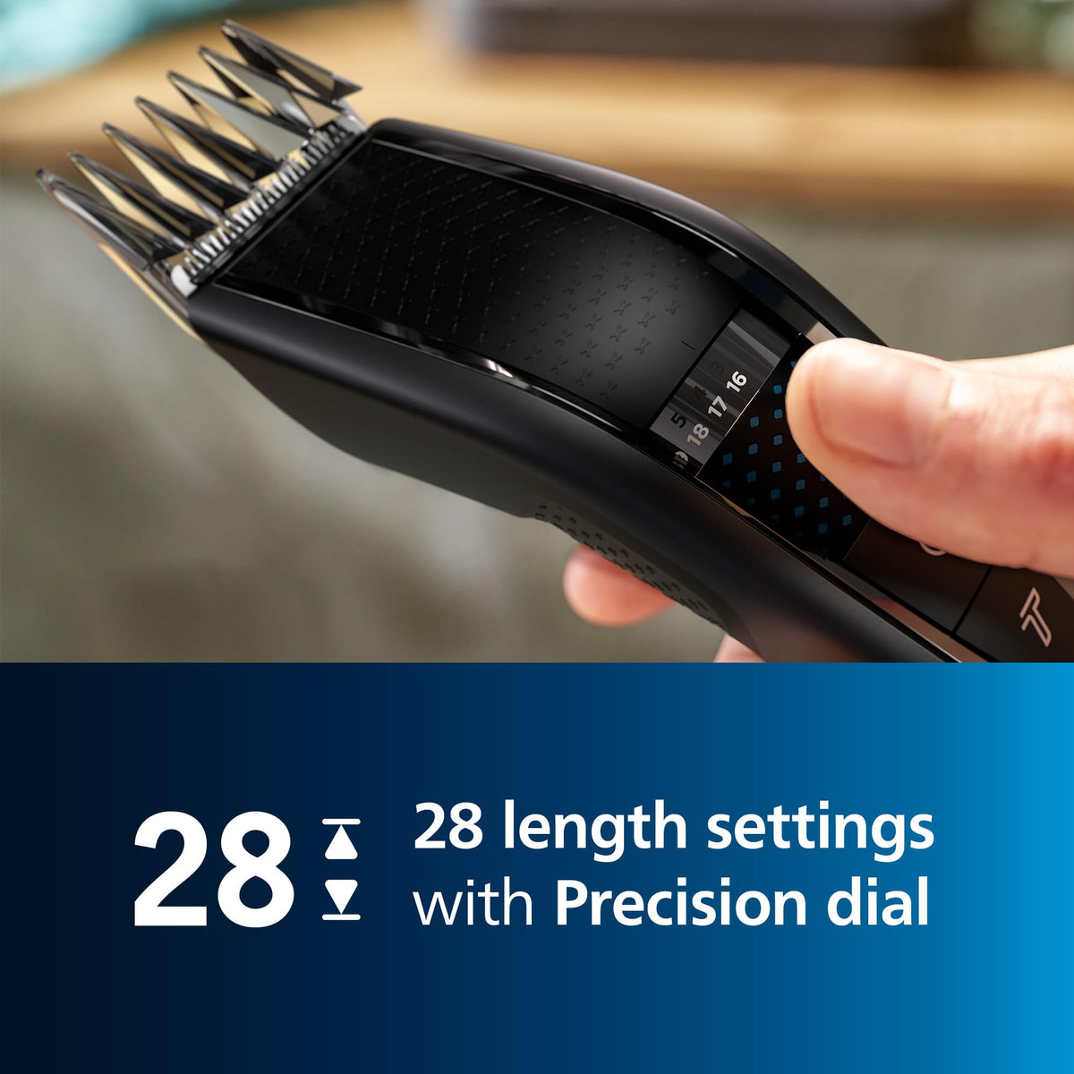 Norelco 7000 PowerAdapt Sensor adjusts power for denser hair during grooming