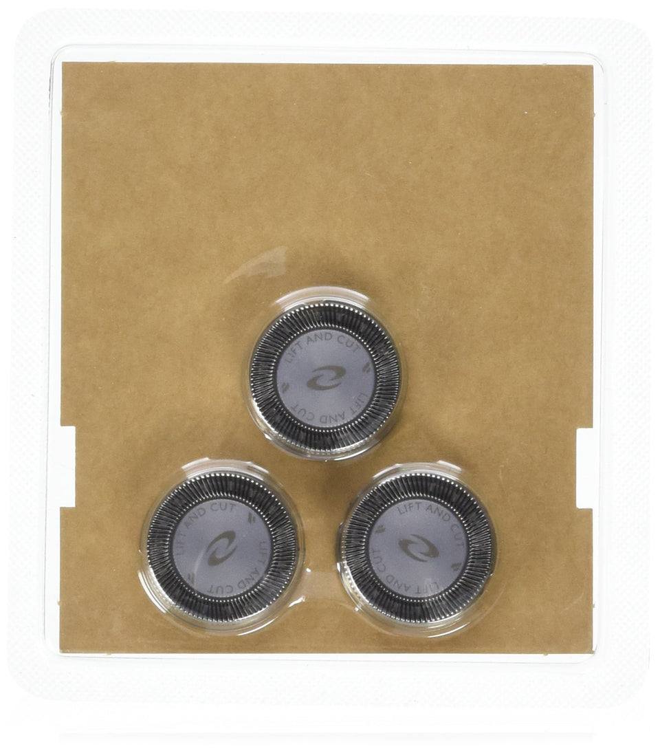 Norelco HQ56 replacement heads for a close, comfortable shave with flexing blades.