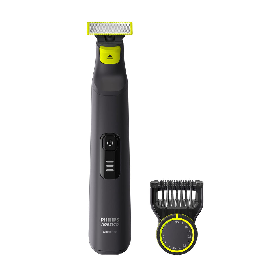 Norelco OneBlade Pro Hybrid Trimmer for precise edging and all-length trimming