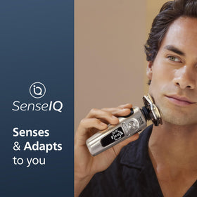 Norelco S9000 Prestige SenseIQ technology adapting to beard density