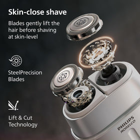 Norelco Shaver 600 Series 4D Flex Heads adapt to contours