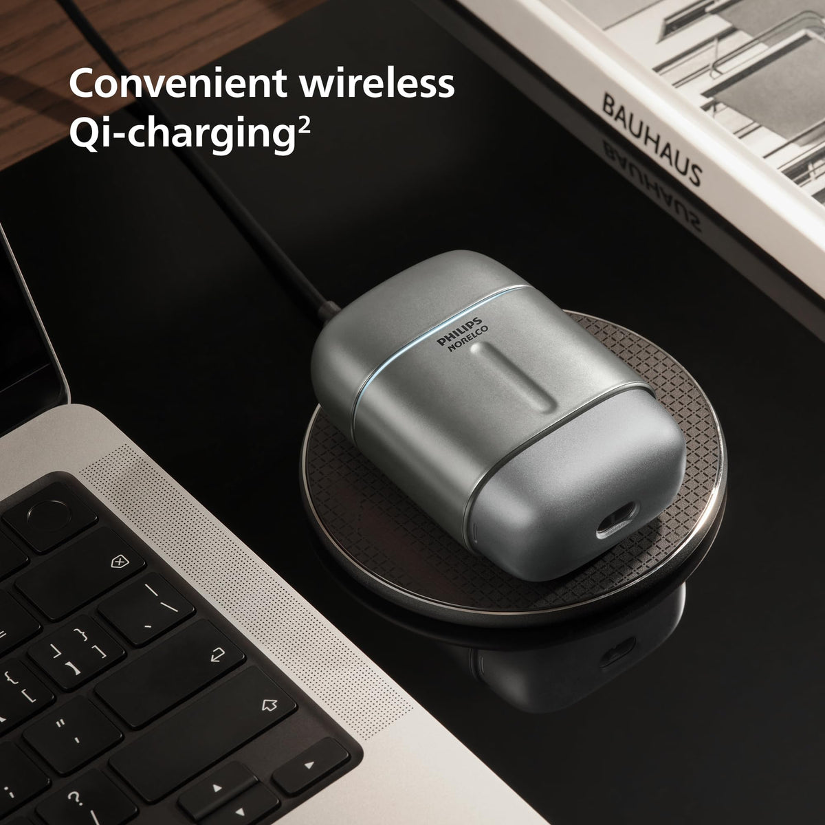 Norelco Shaver 600 Series 60-minute battery life for long sessions