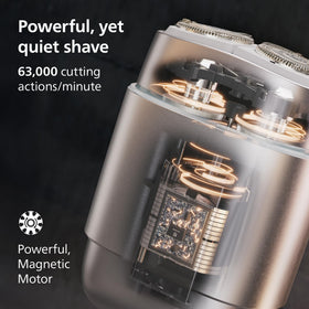 Norelco Shaver 600 Series wet and dry use for flexible grooming