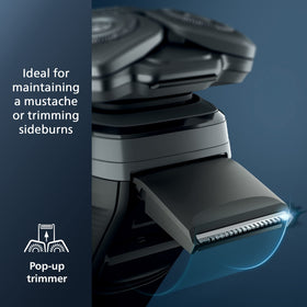 Norelco Shaver 7600 Quick Clean Pod for easy maintenance.