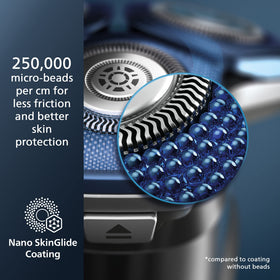 Norelco Shaver 7600 SenseIQ sensors adjust power for a gentle shave.
