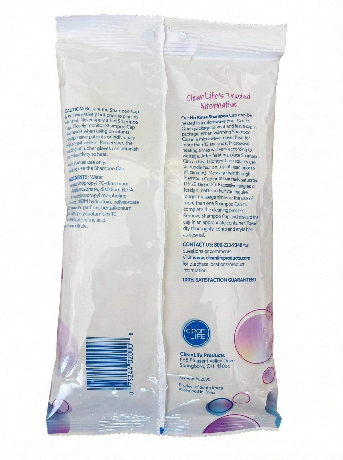 No-Rinse Cleanlife after-use soft, shiny hair results