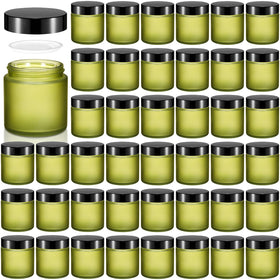 Norme 4oz glass jar with lid shown for travel-friendly cream storage