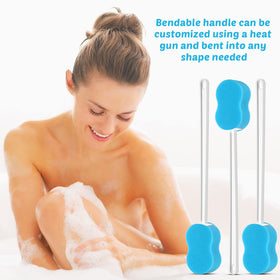 Norme blue back-sponge set supports long-term body cleaning