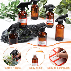 Norme label sheets keep contents easy to identify after filling.