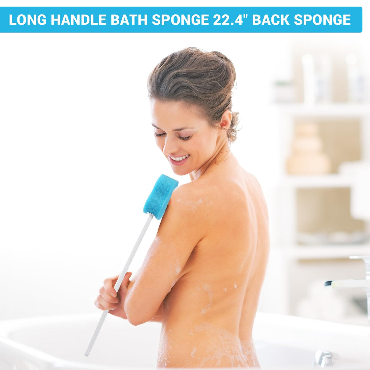 Norme lightweight scrubber for easier shower routine