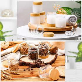 Norme portable jars with 4 oz capacity for travel or daily use.