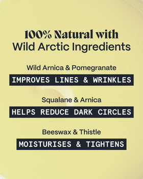 Norse Organics Arnica Thistle Sea Buckthorn ingredients for smoother-looking skin