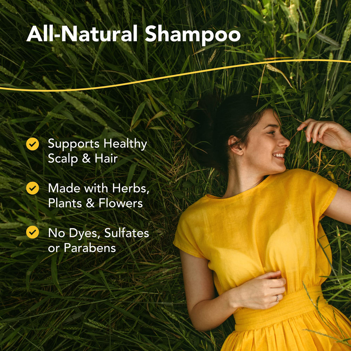 Pouring ScalpClenz shampoo for a gentle wash
