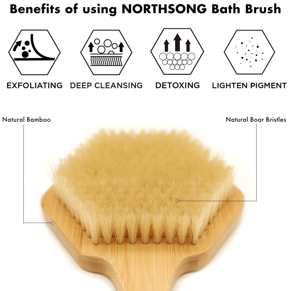 NORTHSONG gift box packaging for a ready-to-gift back scrubber