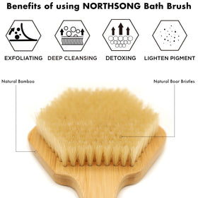 NORTHSONG gift box packaging for a ready-to-gift back scrubber