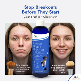 Makeup sponges rinse clean with the same cleaner and machine.
