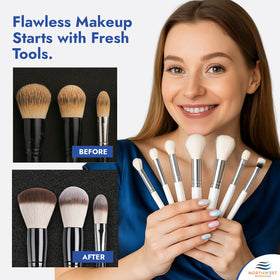 Professional-grade results with gentle, effective makeup brush cleaning.