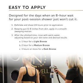 Norvell spray tan systems compatible with all airbrush/HVLP setups for versatility.