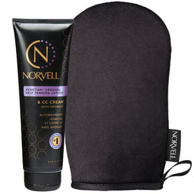 Norvell Color Extender Moisturizing Lotion bottle demonstrates skin hydration for extended tan