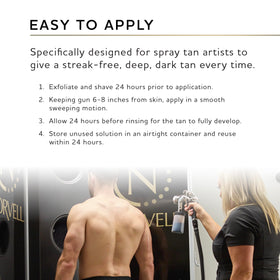 Norvell Competition Tan fast-drying-technology speeds up in-studio spray tans.