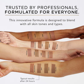 Cruelty-free, plant-based formula with gluten-free ingredients and natural extracts.