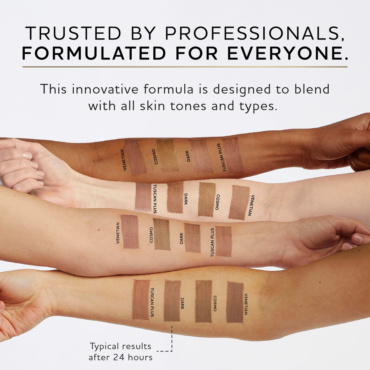 Norvell Premium Spray Tan Color Developing image illustrating natural gradual bronze.