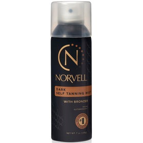 Norvell professional sunless mist bottle delivers instant color with a natural-looking glow.
