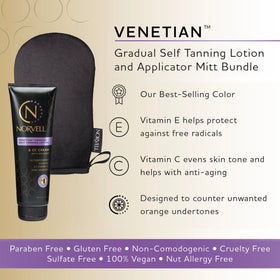 Norvell Streak-Free Applicator Mitt ready for seamless blending