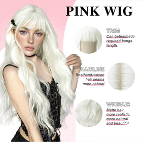 NOSTALGIA festival ready wig ideal for Halloween and parties