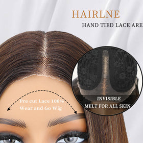 NOSTALGIA gradient-dyed wig showcases modern layers for a salon-inspired look.