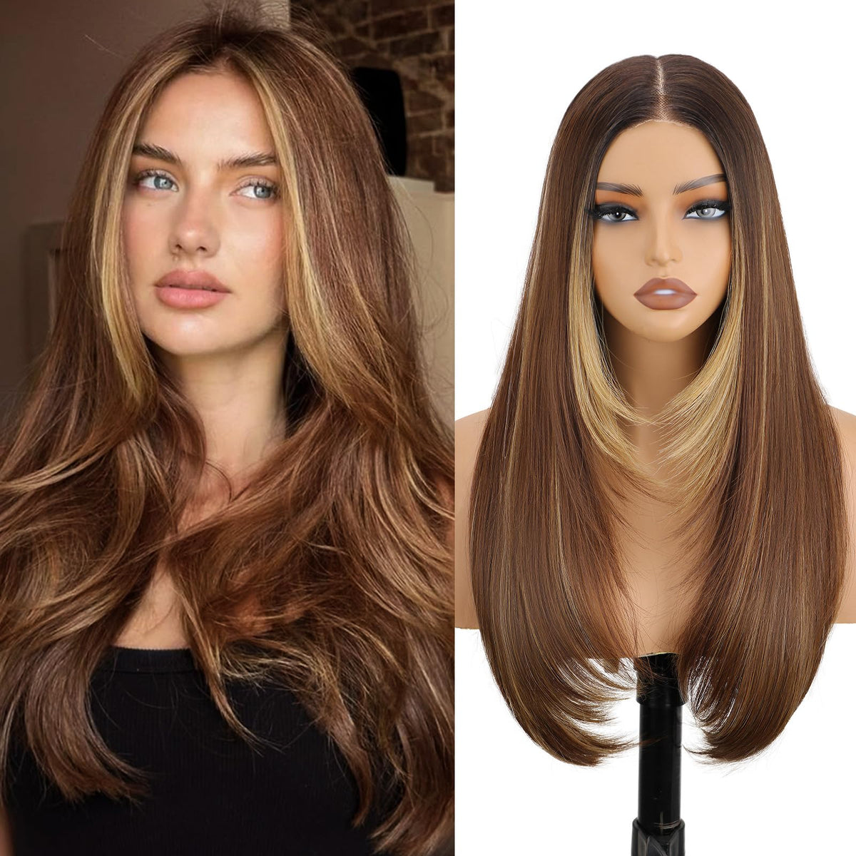 NOSTALGIA high-definition lace creates realistic scalp appearance for comfortable wear.
