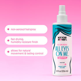 Not Your Mother's All Eyes On Me fine-mist spray for quick-drying humidity protection.