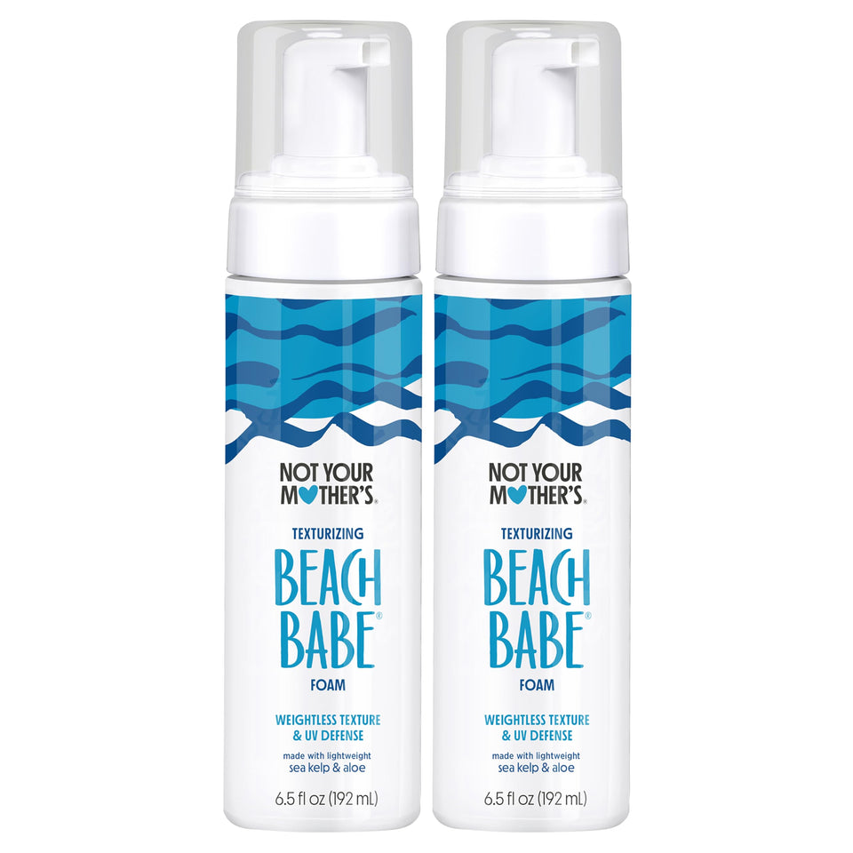 Not Your Mother's Beach Babe Foam bottle, easy beachy styling in a 2-pack