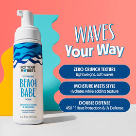 Not Your Mother's Beach Babe Foam ingredients: aloe, sea kelp, sunflower extract