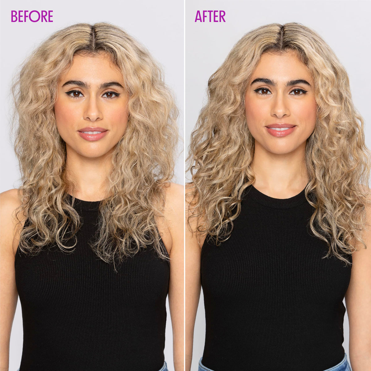 Not Your Mother's Curl Talk activating mousse can boost volume with light hold.