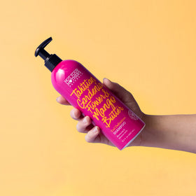 Not Your Mother's Naturals silky lather close-up for gentle cleansing.