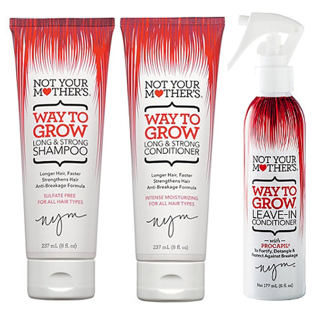 Not Your Mother's Way to Grow shampoo bottle for a refreshing cleanse and detangling.