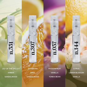 Noteworthy Fragrance Sampler Set assorted bottles for exploring scents