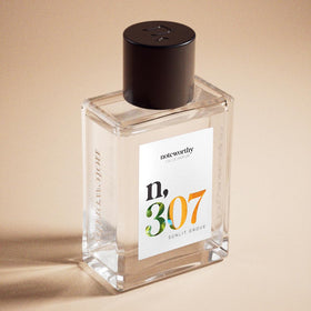 Noteworthy n,307 travel-friendly 100ml bottle for on-the-go fragrance.
