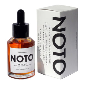 NOTO Botanics Deep Serum drop dispenser showing easy application