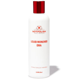 Notpolish Liquid Monomer close-up highlights strong adhesion and precise flow