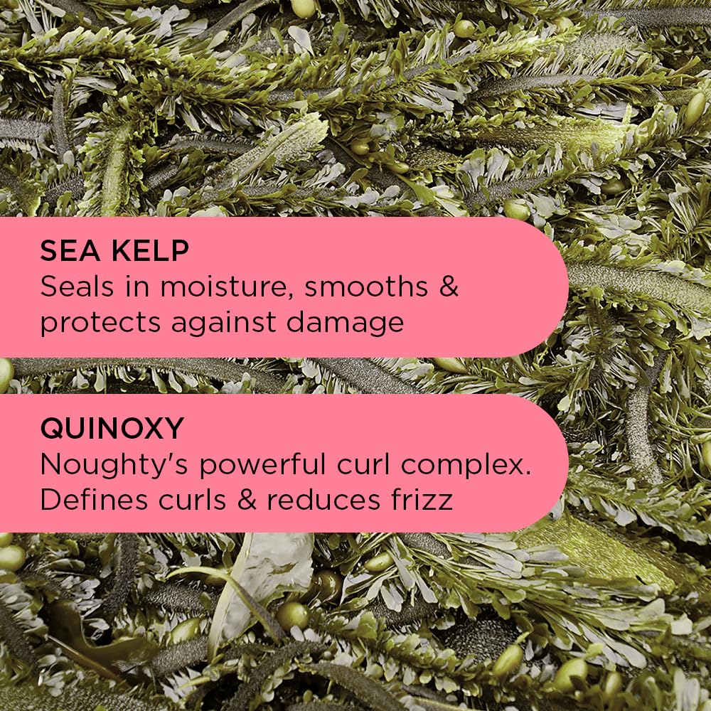Close-up of creamy texture highlighting hydration and shine in Noughty formula