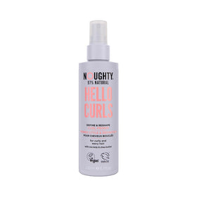 Noughty Hello Curl Define Primer bottle front for defined curls