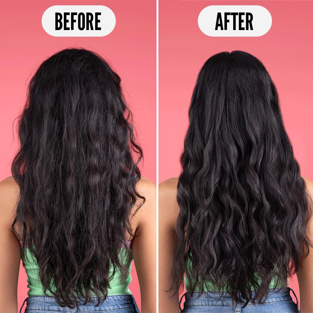 Noughty Hello Curl Define Primer on styled waves with frizz-free shine