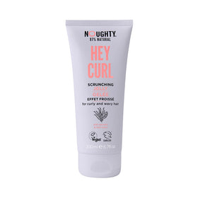 Noughty Hey Curl Scrunching Jelly bottle for lightweight curl definition.