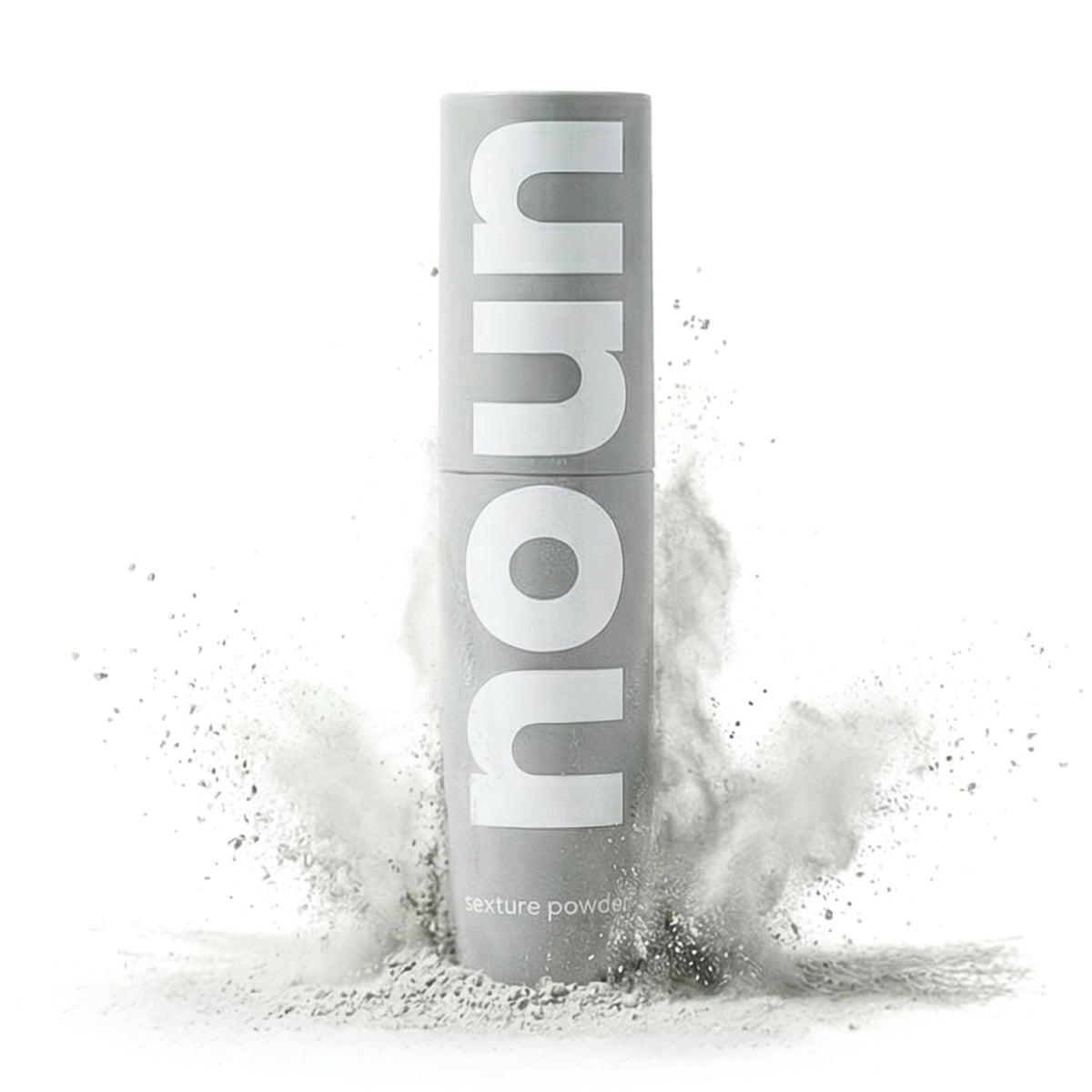 NOUN Naturals Glacial Clay Powder packaging highlights clean, eco-friendly design for premium styling.