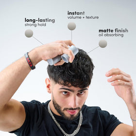 NOUN Glacial Clay detox benefits visible as scalp feel refreshed after styling routine.